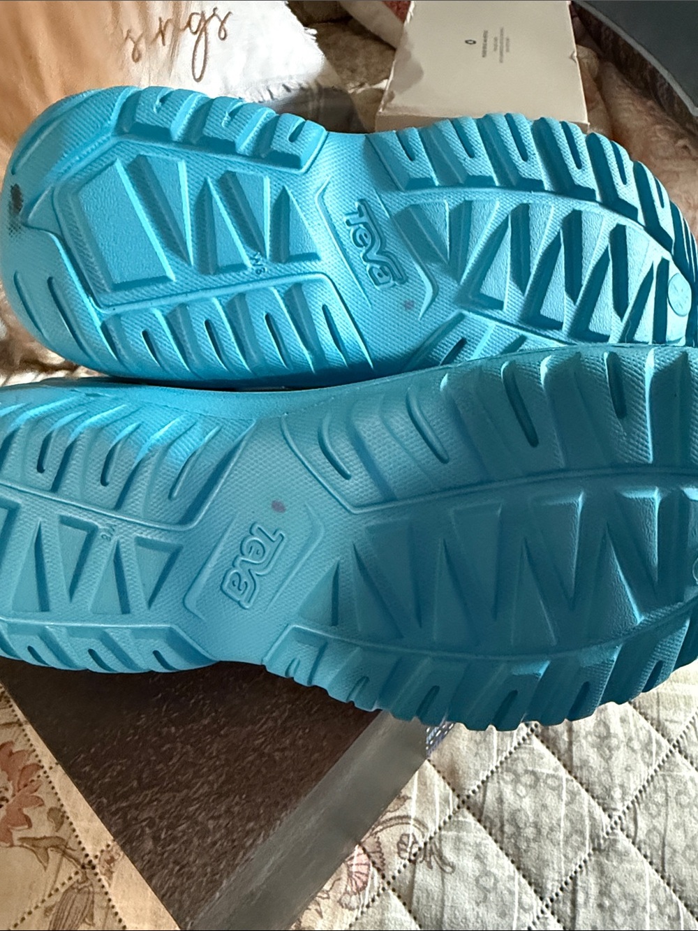 Teva Bright Turquoise Sport Sandals - Picture 2 of 5